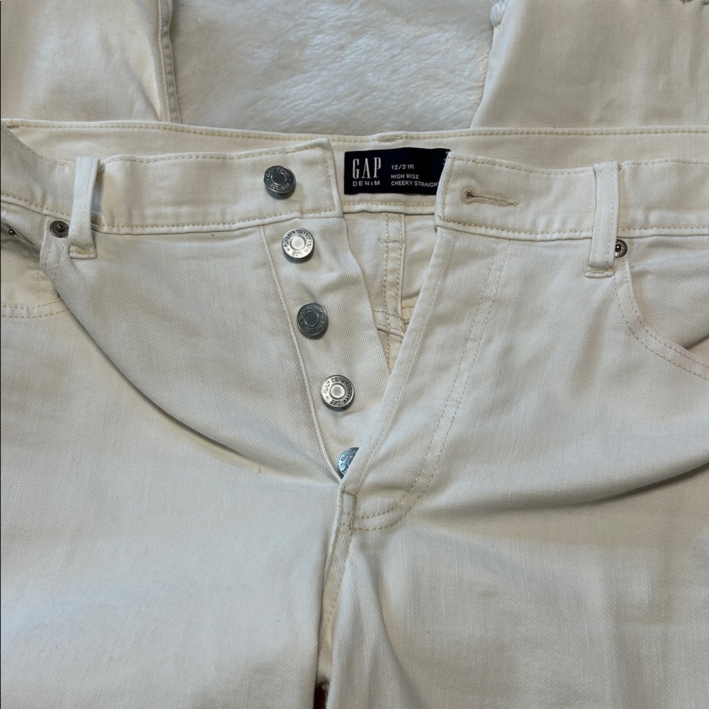 Gap High rise cheeky straight leg jeans - Picture 3 of 4